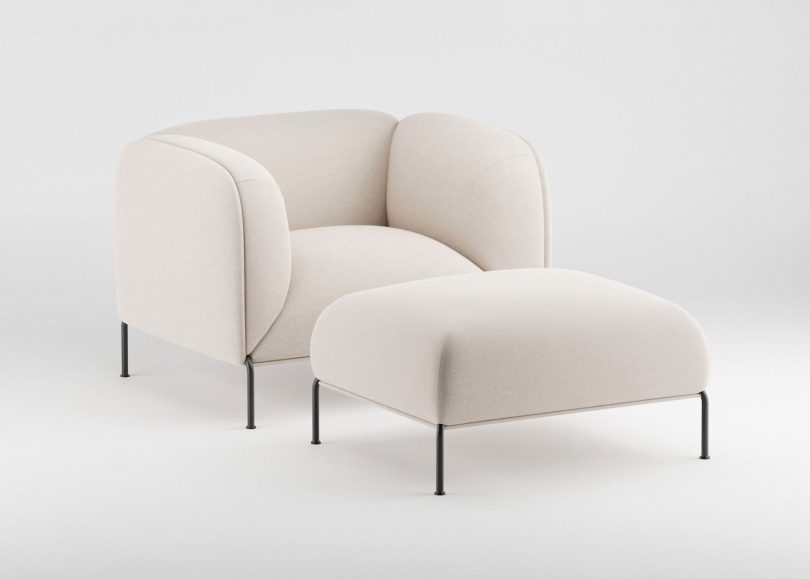 设计师Nicholas Baker设计极简沙发系列Daze