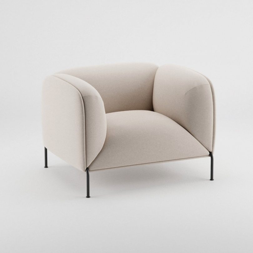 设计师Nicholas Baker设计极简沙发系列Daze