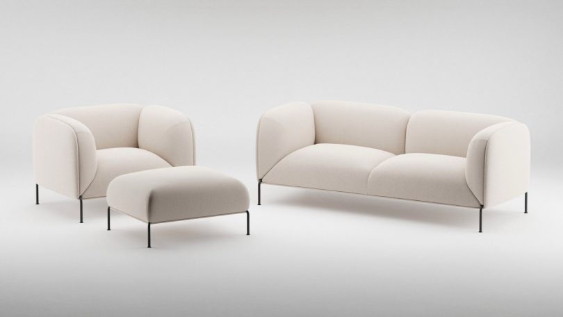 设计师Nicholas Baker设计极简沙发系列Daze
