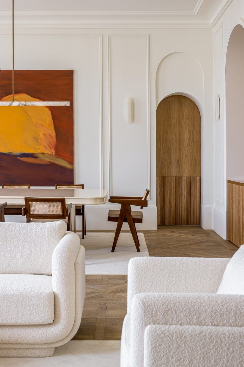 由Atelier MKD设计的巴黎极简住宅Henri Martin