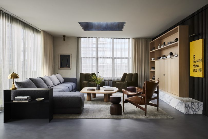 Morris Adjmi设计的极简顶层公寓Austin Nichols Penthouse