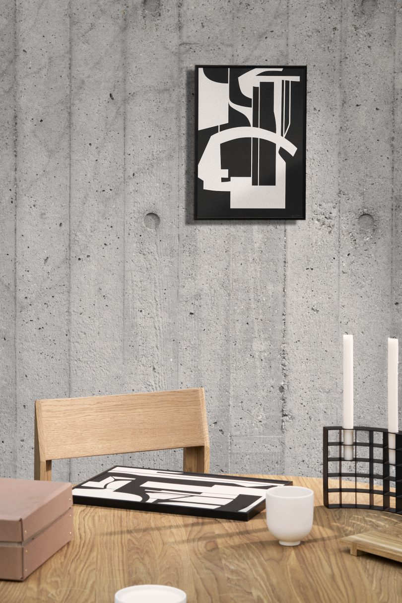 由Kristina Dam设计的极简椅子Outline Chair