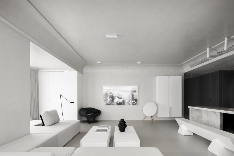 由NONO Studio设计的极简空间Cocoon