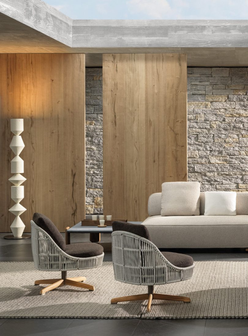 意大利家具品牌：Minotti 2023系列 – 室内外协同作用 – 设计频道