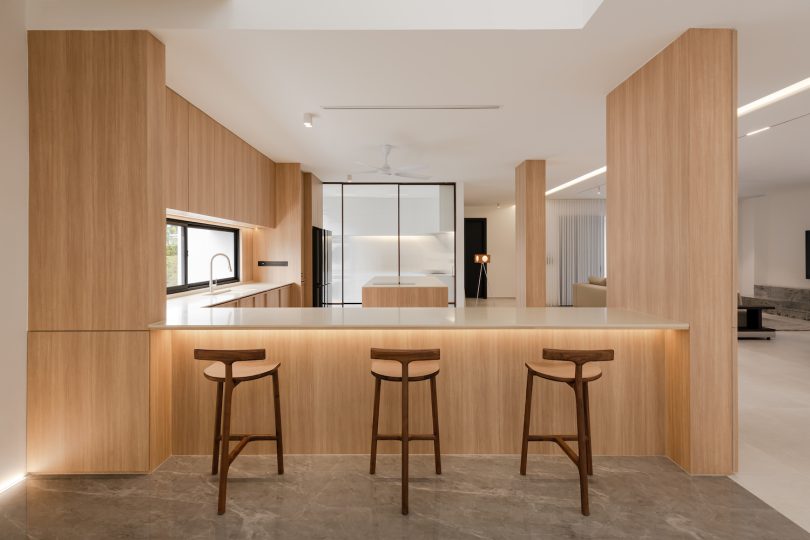 由DualSpace Studio设计的极简主义住宅T House