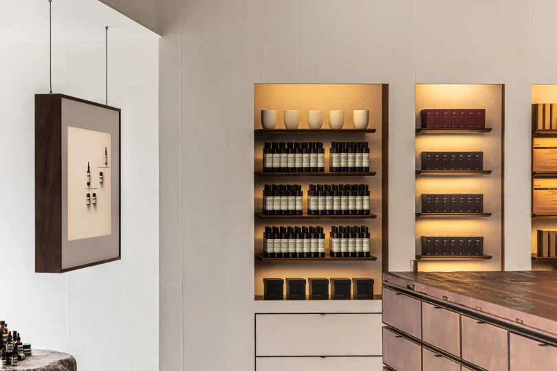 Samuso Hyojadong设计的极简空间Aesop Seochon Store