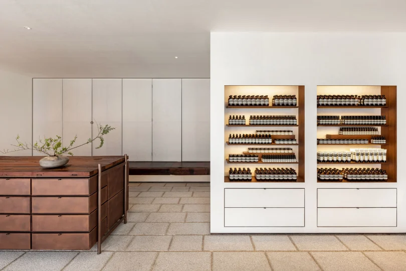 Samuso Hyojadong设计的极简空间Aesop Seochon Store