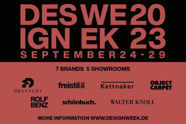 DESIGNWEEK 2023:2023年设计周 – 七个品牌,五个展厅