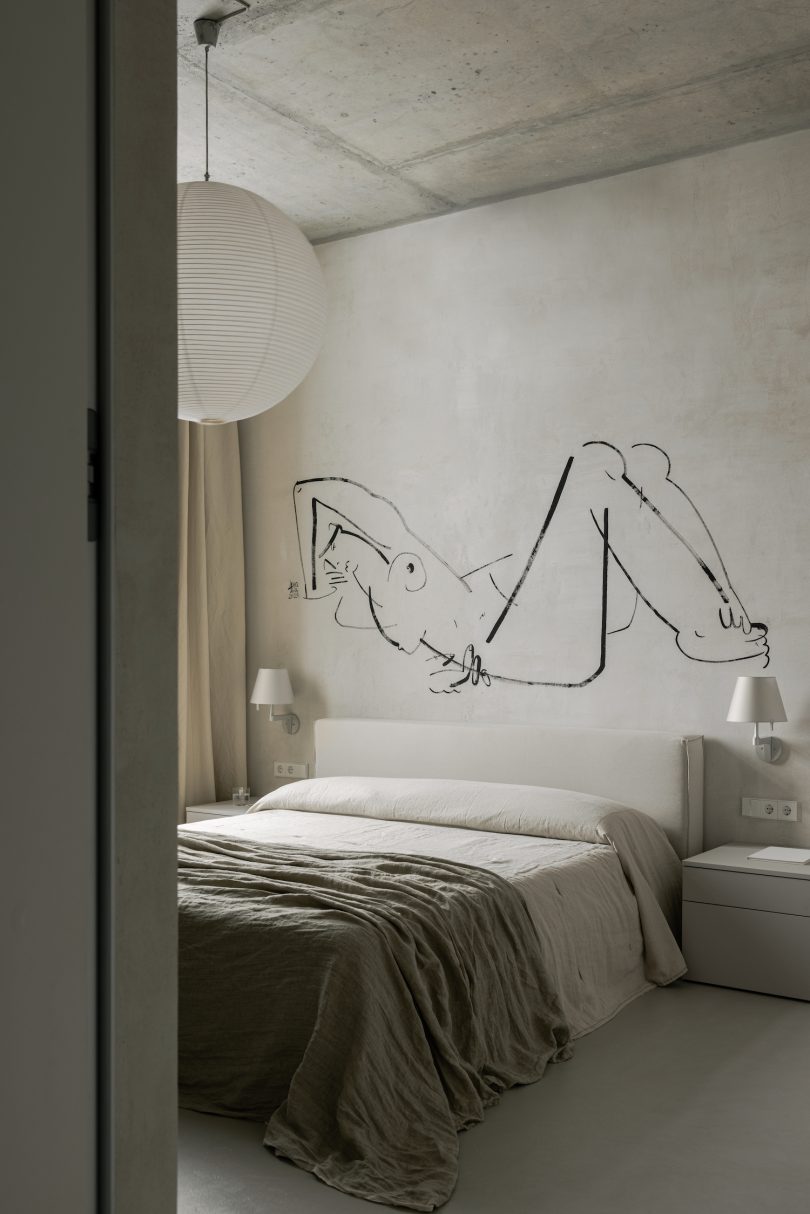 由Vlad Kudin设计的极简主义公寓Soft‘n’Rough