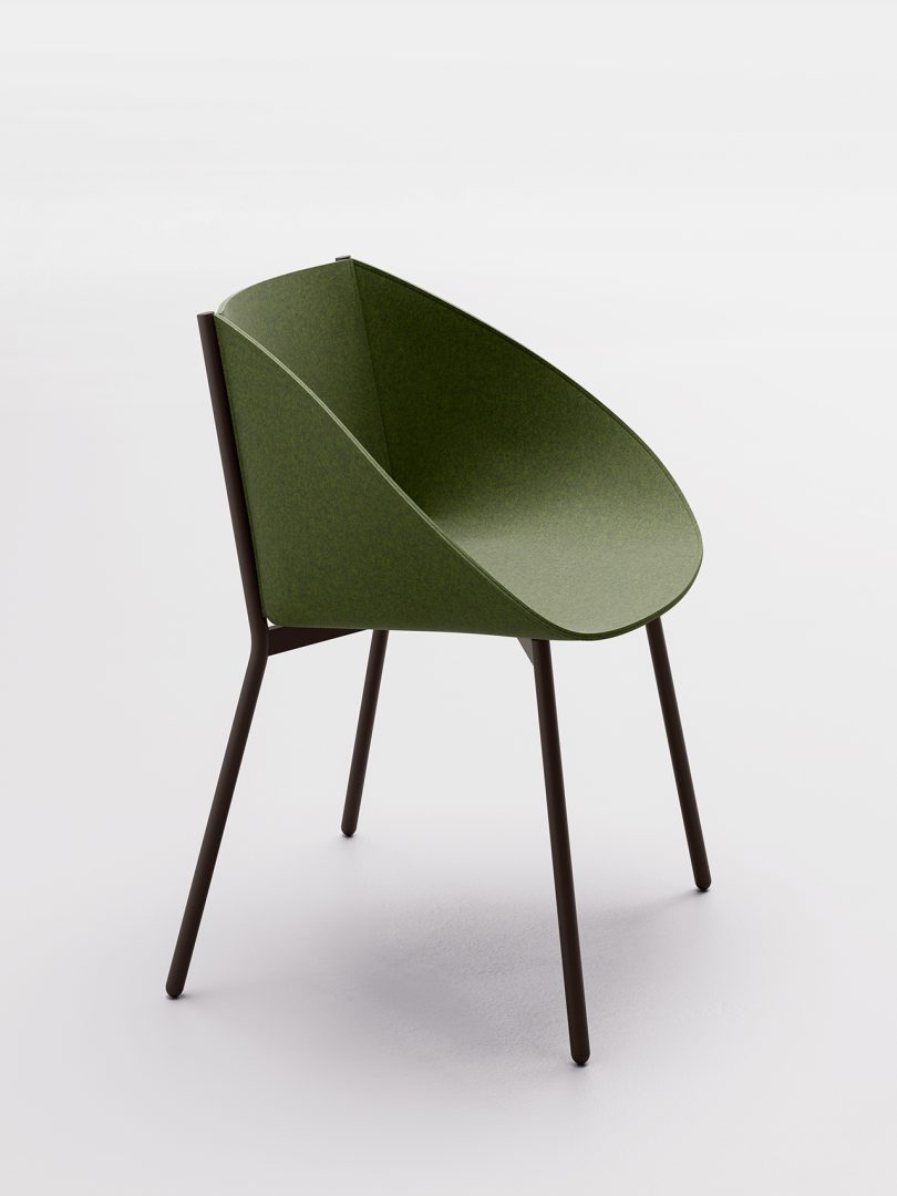 Alessandro Stabile设计的可持续性座椅Taco Chair