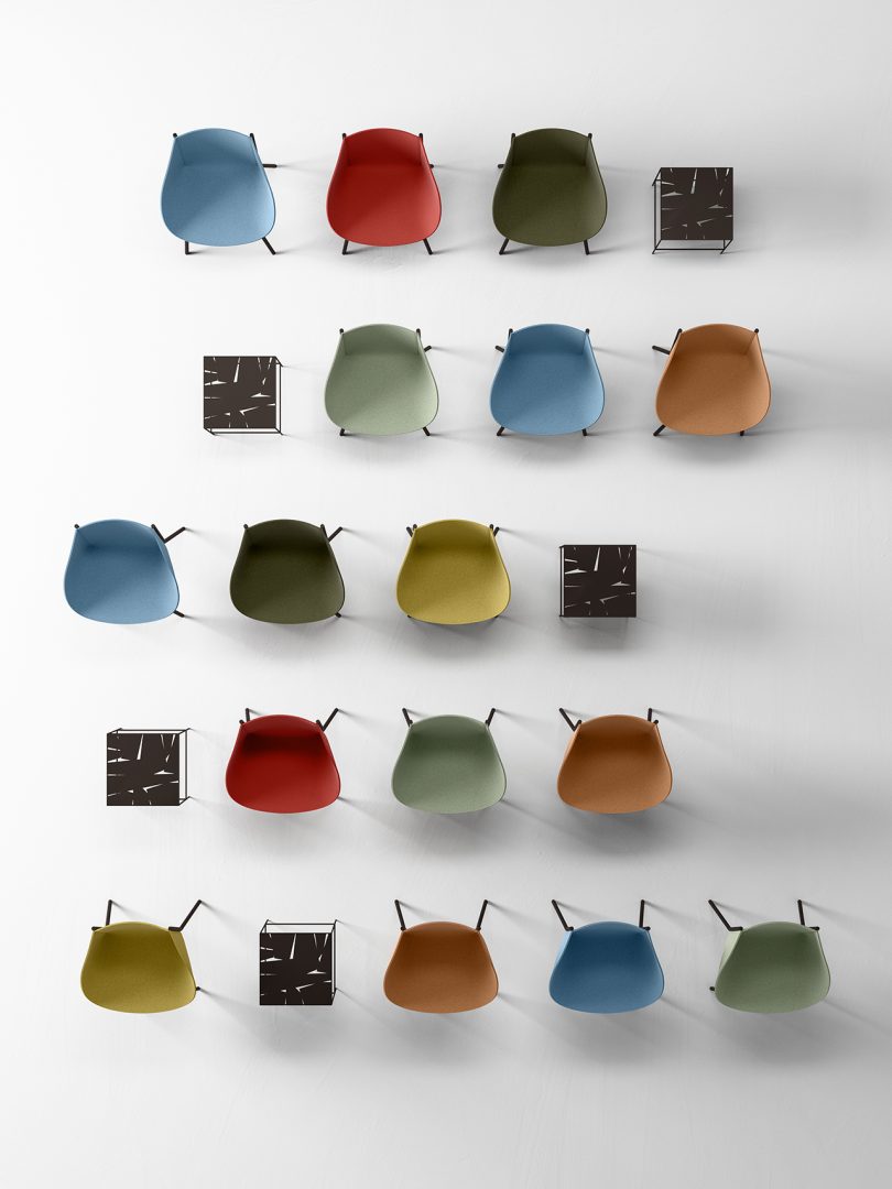 Alessandro Stabile设计的可持续性座椅Taco Chair