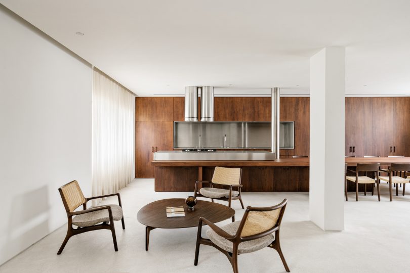 由Felipe Hess设计的极简主义公寓Bela Cintra