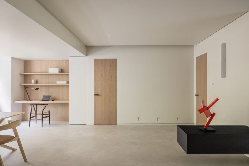 由PUJU设计的极简主义公寓Breath of the Wild