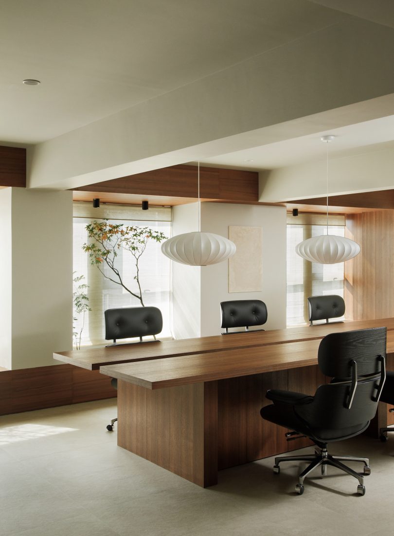 由ANG 3 STUDIO设计的极简办公空间Chip Trading Company