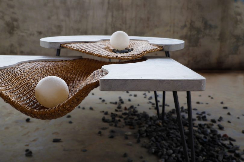 Vakr设计的Lehar和Namiti桌子系列融合了形式与功能