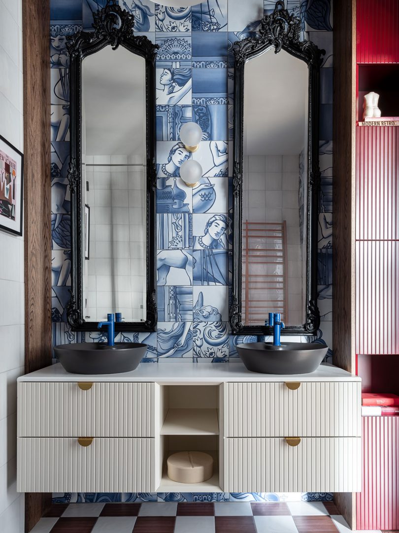 异想天开的设计:一个充满色彩+图案的古怪现代公寓