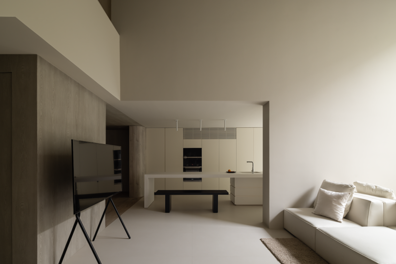 由Yanta Space Design设计的极简住宅Half Tranquil