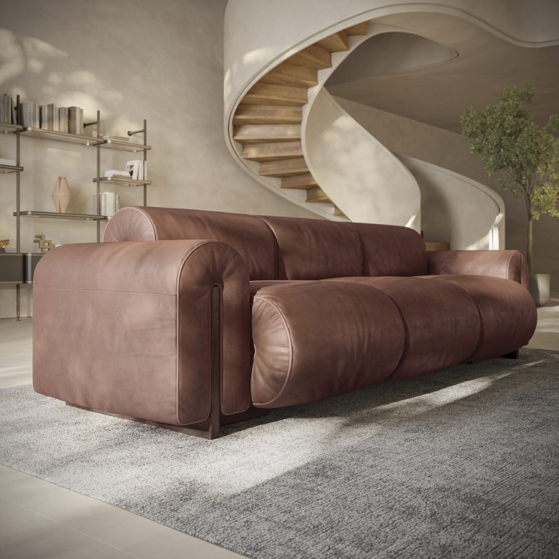 意大利家具品牌：Natuzzi Italia推出新款设计的沙发Colle