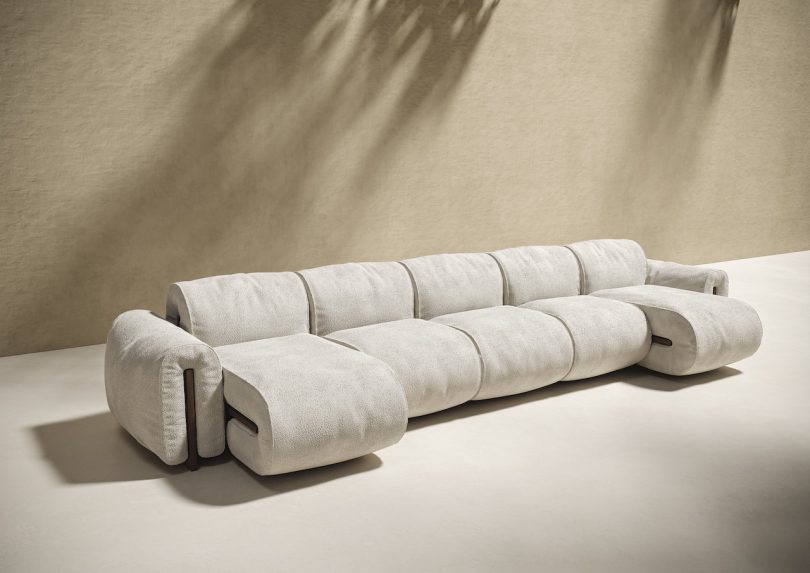 意大利家具品牌：Natuzzi Italia推出新款设计的沙发Colle