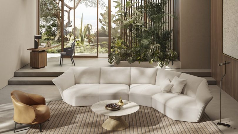 意大利家具品牌Natuzzi：Lorenza Bozzoli设计的Timeless沙发