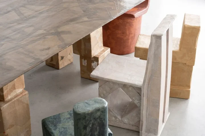 伦敦FUMI画廊个展：Max Lamb制作的“BOX”家具系列