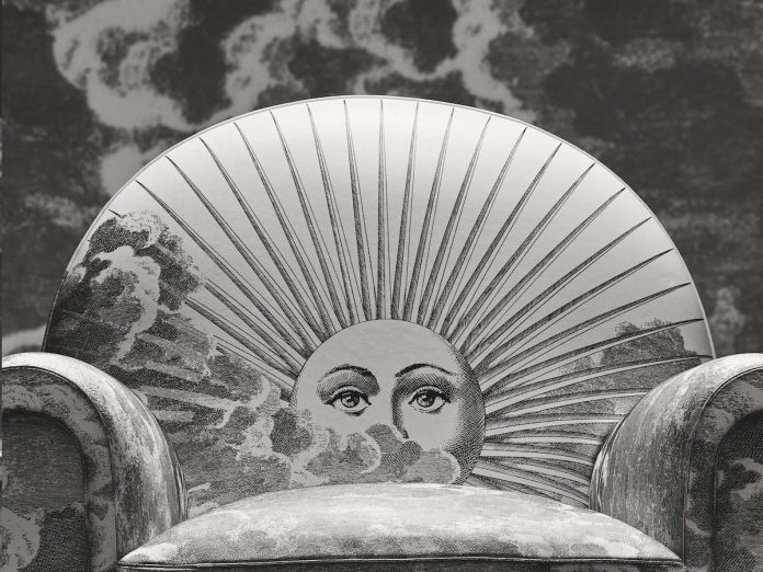 Poltrona Frau和Fornasetti合作的Vanity Fair XC扶手椅