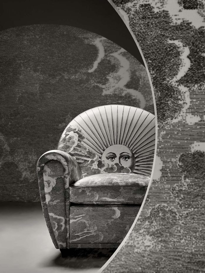 Poltrona Frau和Fornasetti合作的Vanity Fair XC扶手椅