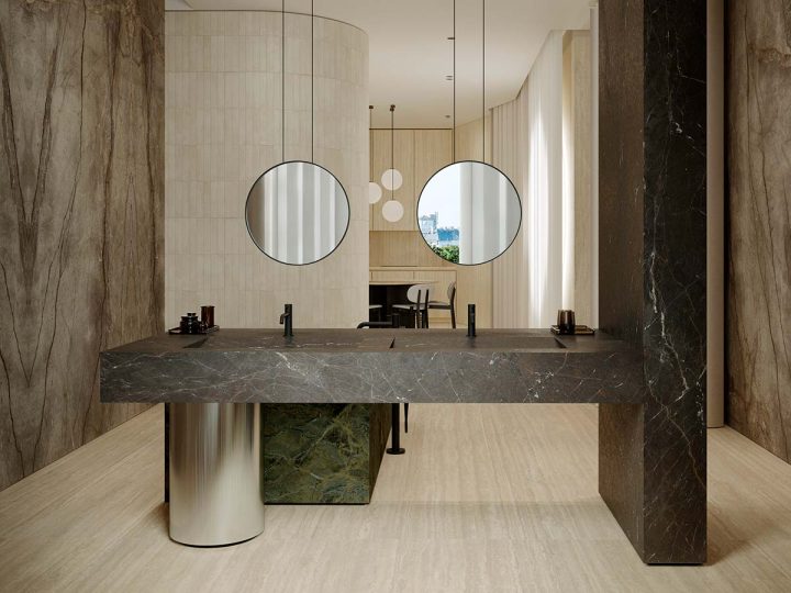 2024米兰国际家具展：Marazzi展示了大规格瓷砖的多功能性