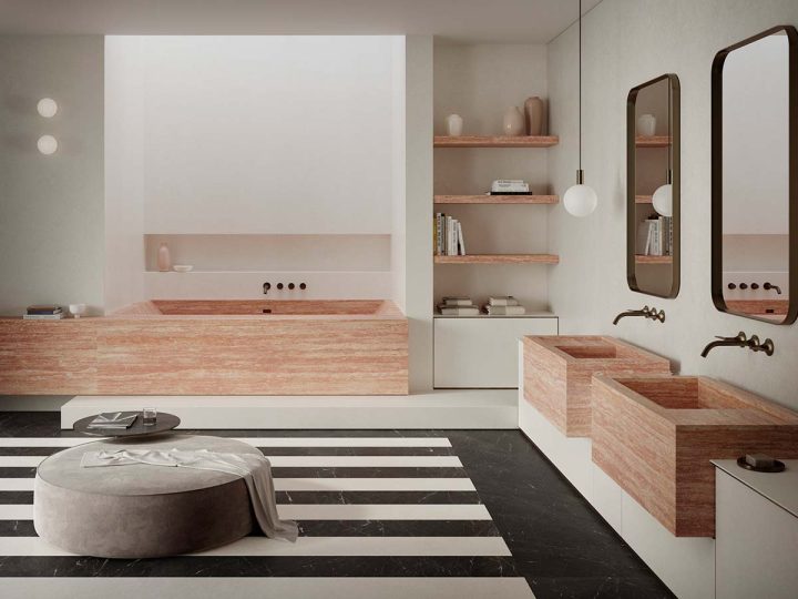 2024米兰国际家具展：Marazzi展示了大规格瓷砖的多功能性