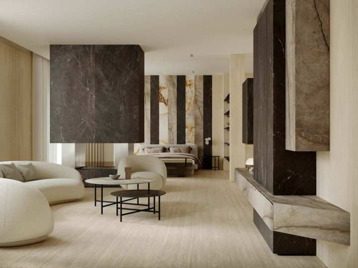 2024米兰国际家具展：Marazzi展示了大规格瓷砖的多功能性