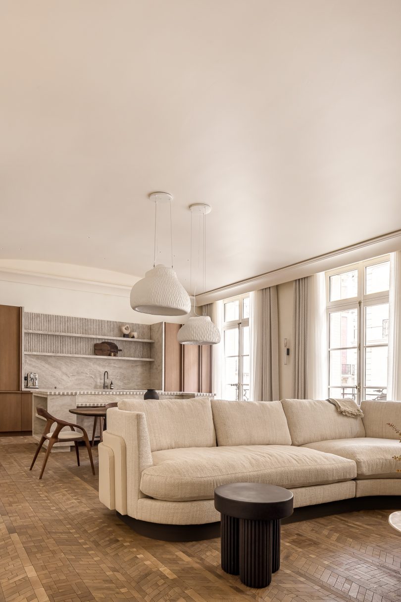 Bella-Pia Richard设计的极简主义公寓Galilée