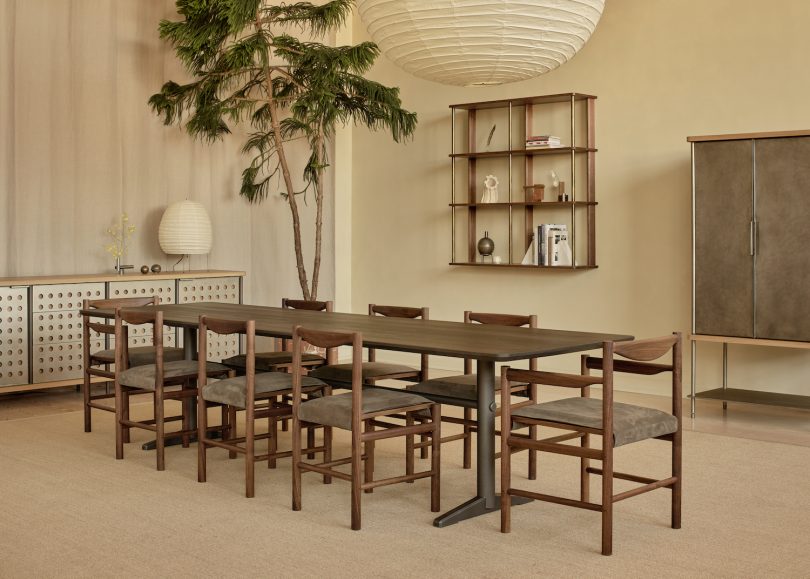 由Fort Standard设计的极简扶手椅Range Armchair