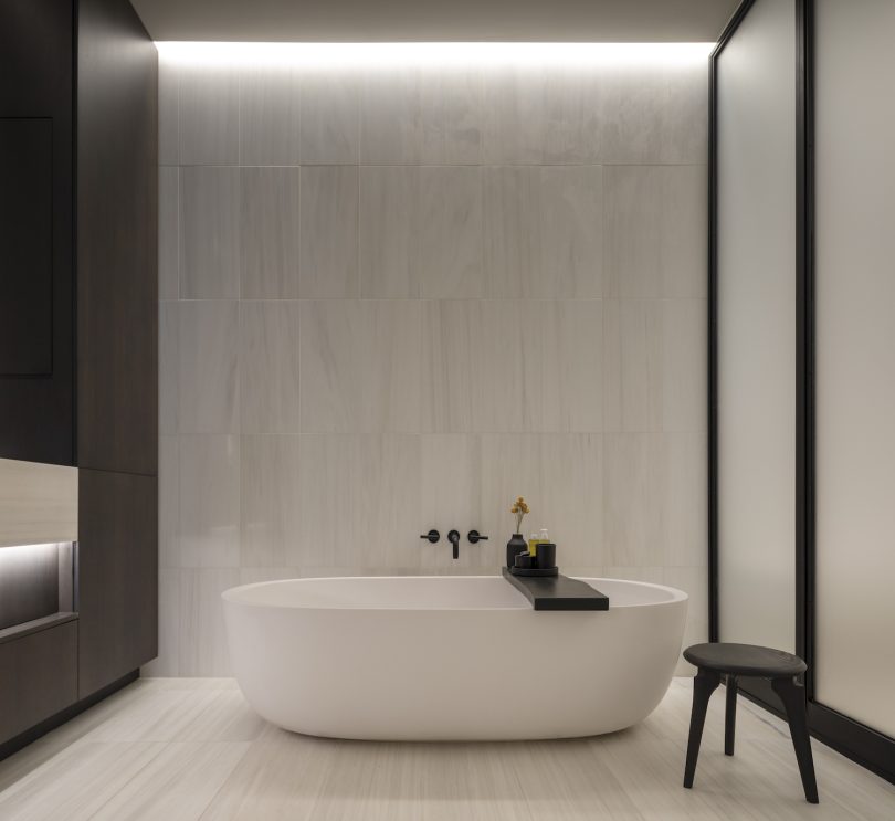 Monomid Design设计的极简公寓Tribeca Bachelor Pad