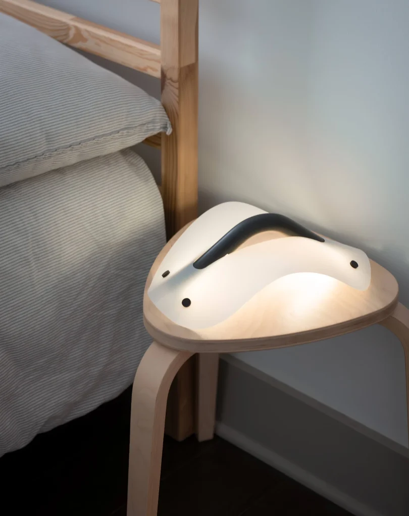 由Wenyu Du设计的极简风格灯具Flexy Lamp