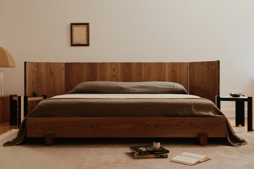 由Danny Kaplan设计的极简主义床Paravent Bed