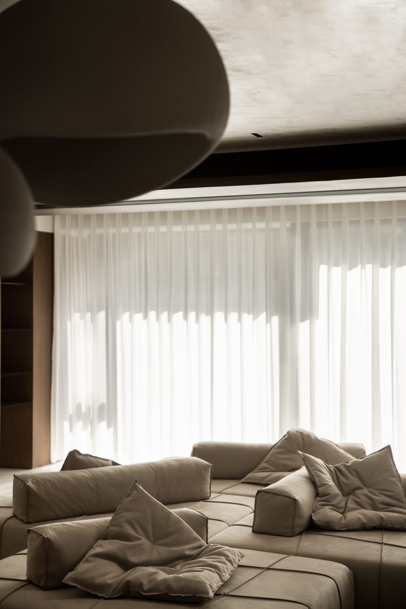 由HGJ Space Design设计的极简主义公寓Quiet Time