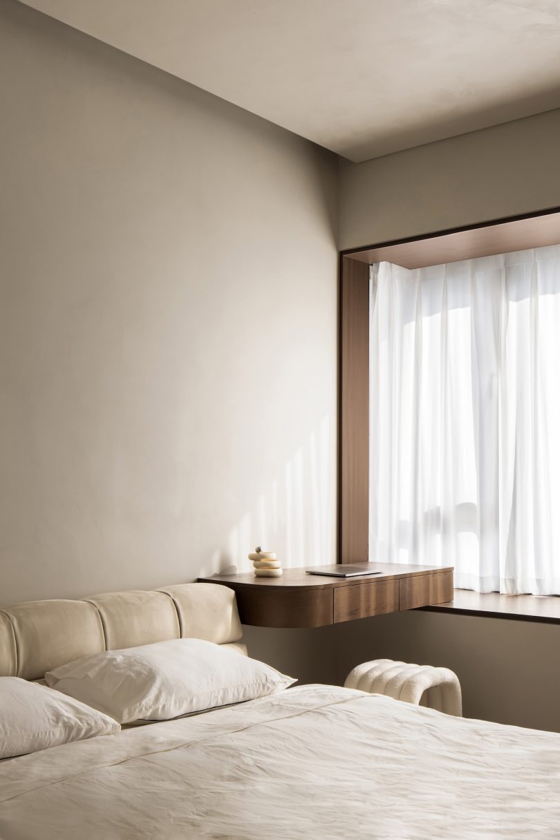 由HGJ Space Design设计的极简主义公寓Quiet Time