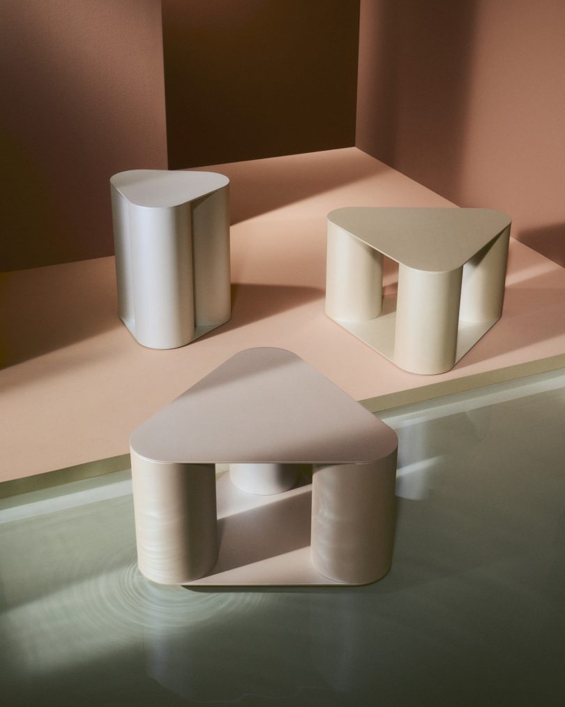 MUT Design设计的Tres系列亮相2024米兰国际家具展