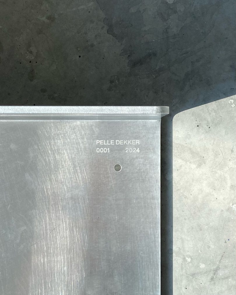 Pelle Dekker设计极简主义椅子Aluminium Chair
