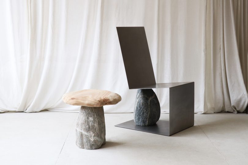 Batten and Kamp, Henry D'Ath设计的极简边桌Bolete