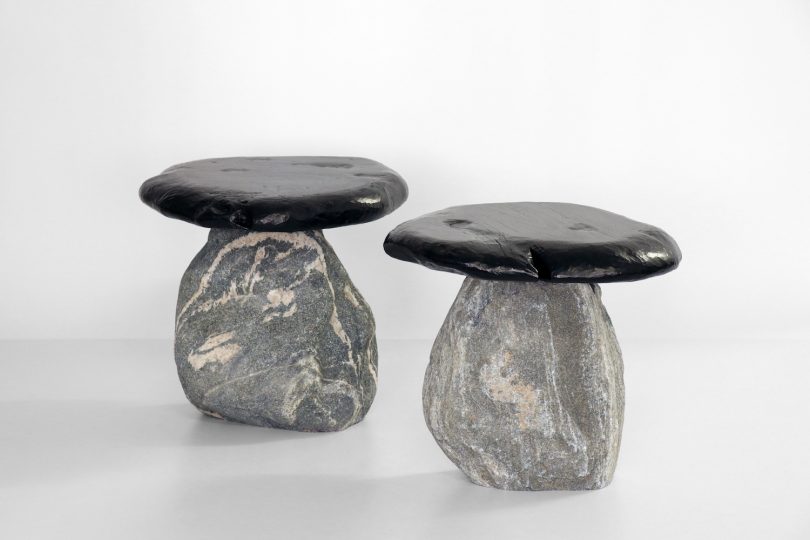 Batten and Kamp, Henry D'Ath设计的极简边桌Bolete