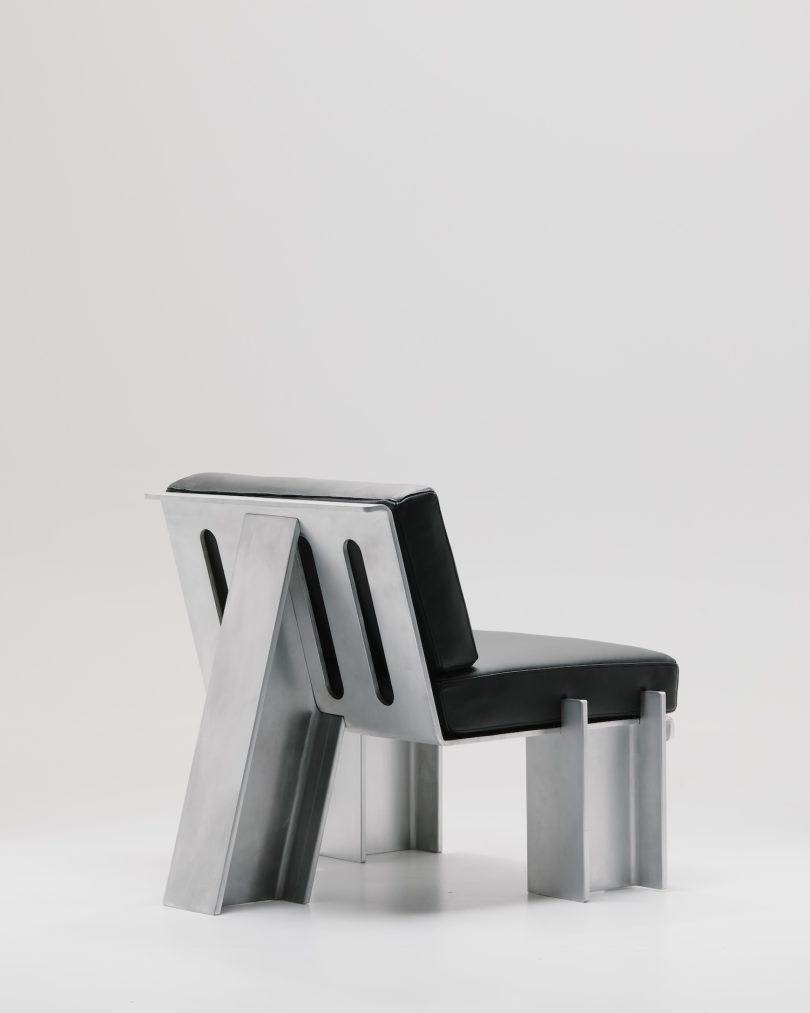 Marquel Williams设计的极简椅子Beam Lounge Chair