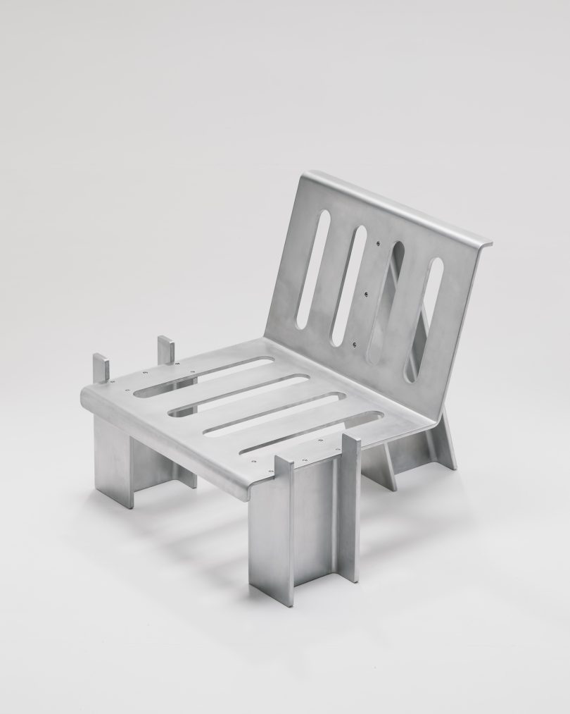 Marquel Williams设计的极简椅子Beam Lounge Chair