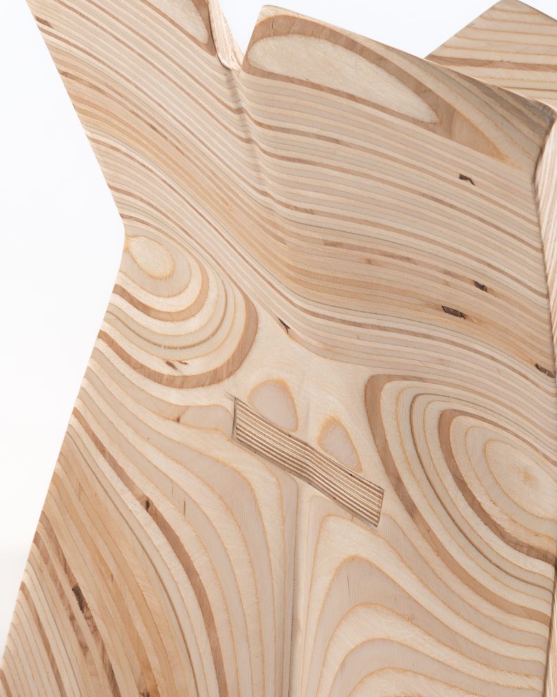 Yuxuan Huang Studio设计的极简椅子Twig Chair