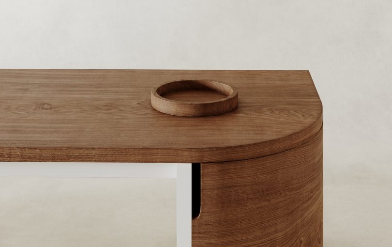 Francesco Balzano设计的极简主义书桌FI04 Desk