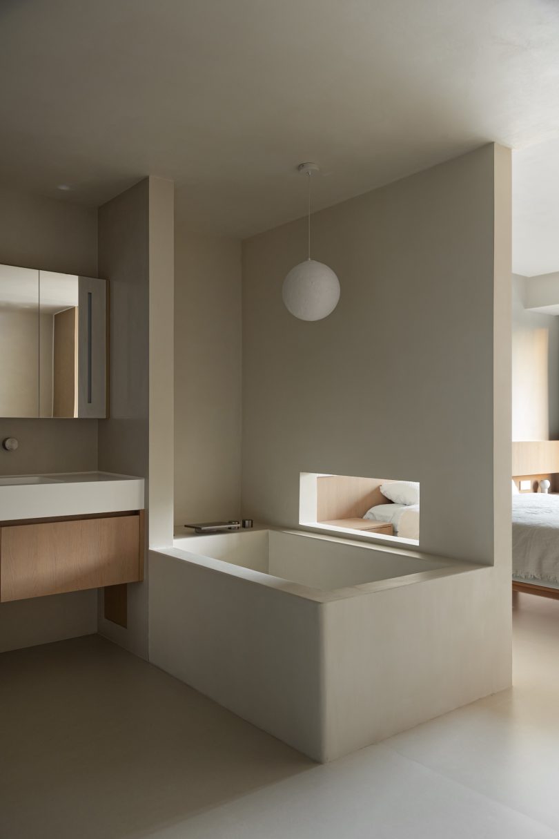 由DONGJIDESIGN设计的极简公寓Warm Habitat