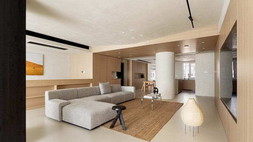 由DONGJIDESIGN设计的极简公寓Warm Habitat