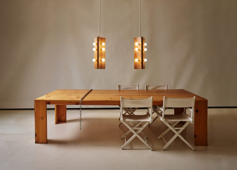 Blue Green Works设计的极简照明Wood Lighting