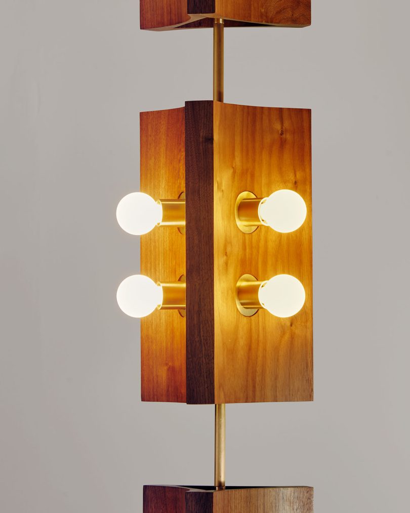 Blue Green Works设计的极简照明Wood Lighting