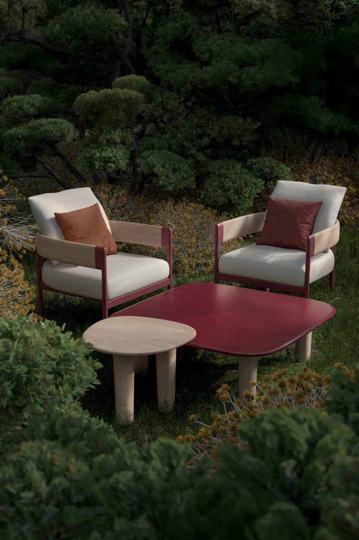 意大利家具品牌:Talenti新推出的户外家具系列Flow